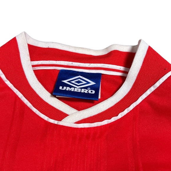 Vintage Umbro Ajax 1999 2000 Home White Red Soccer Jersey Mens XL - Picture 8 of 16